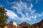 Zion Cloudscape Stock Photo