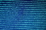 Random Computer Code Stock Photo