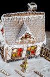 Gingerbread House Stock Photo