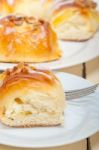 Sweet Bread Donut Cake Stock Photo