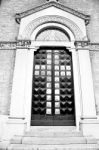 Old   Door    In Italy Old Ancian Wood And Traditional  Texture Stock Photo