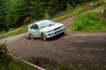 E. Mcnulty Driving Subaru Impreza Stock Photo