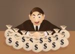 Rich Businessman Stock Photo