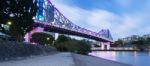 Story Bridge In Brisbane Stock Photo