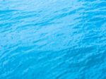 Blue Sea Water Background Stock Photo