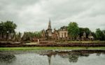 The Old Royal Palace Thailand  Old Temple Stock Photo