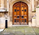 Parliament In London Old Church Door And Marble Antique  Wall Stock Photo