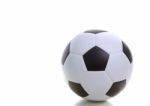 Soccer Football On White Background Stock Photo