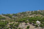 Mijas, Andalucia/spain - July 3 : Chapel On Hillside Near Mijas Stock Photo