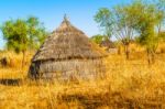 Village In Sudan Stock Photo