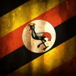 Old Grunge Flag Of Uganda Stock Photo