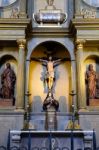 Malaga, Andalucia/spain - July 5 : Interior View Of The Cathedra Stock Photo