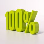 Percentage Sign, 100 Percent Stock Photo