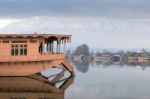 Srinagar, India - April 15 2016: Lifestyle In Dal Lake Stock Photo