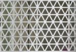 Hexagons Steel Facade Stock Photo