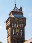 Tower At Cardiff Castle Stock Photo