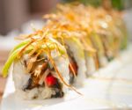 Japanese Sushi Rolls Maki Sushi Stock Photo