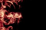 Red Smoke Abstract Background Stock Photo