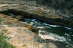 Tasmania Blowhole In Port Arthur Stock Photo