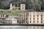 Port Arthur Building In Tasmania, Australia Stock Photo