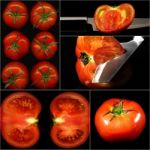 Tomatoes Collage Stock Photo