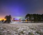 Fairy Lanscape With Castle Stock Photo