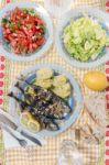 Atlantic Horse Mackerel Meal Stock Photo