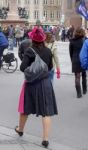 Local Tour Guide In Munich Stock Photo