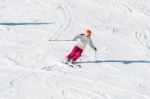 Deogyusan,korea - January 1: Skier Skiing On Deogyusan Ski Resort In Winter,south Korea On January 1, 2016 Stock Photo