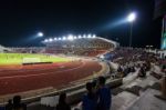 The Soccer Fans In The 700th Anniversary Stadium Stock Photo