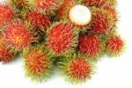 Rambutan Fruit Stock Photo