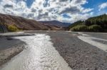 Waitaki River Stock Photo