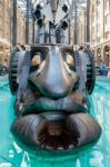 The Navigators By Sculptor David Kemp At Hays Galleria In London Stock Photo