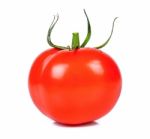 Tomato Isolated On The White Background Stock Photo