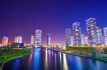 Incheon, South Korea - May 20 : Songdo Central Park Is The Green Space Plan,inspired By Nyc. Photo Taken May 20,2015 In Incheon, South Korea Stock Photo