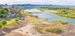 Orange River Namibia And South Africa Border Stock Photo