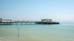 Worthing, West Sussex/uk - April 20 : View Of Worthing Pier In W Stock Photo