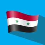 Syria Flag Stock Photo