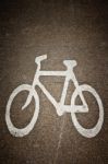 Bicycle Sign Stock Photo