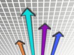 Arrow Graph Stock Photo