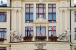 Partial View Of The City Hall In Prague Stock Photo