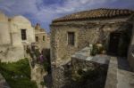 Beautiful Ancient Town Monemvasia Stock Photo