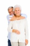 Loving Elder Couple Stock Photo