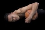 Asian  Basketball Player Stock Photo