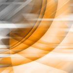 Orange Futuristic Background Stock Photo