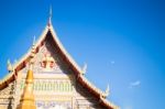 Sri Don Chai Temple Is Tourist Attraction Of Chiang Khong, Chian Stock Photo