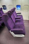 Airplane Seats Stock Photo