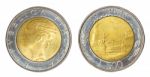 Retro Coin Of Italy Stock Photo