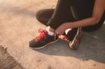 Fitness Workout And Healthy Nutrition Concept Stock Photo