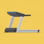 Treadmill Sport Equipment Stock Photo